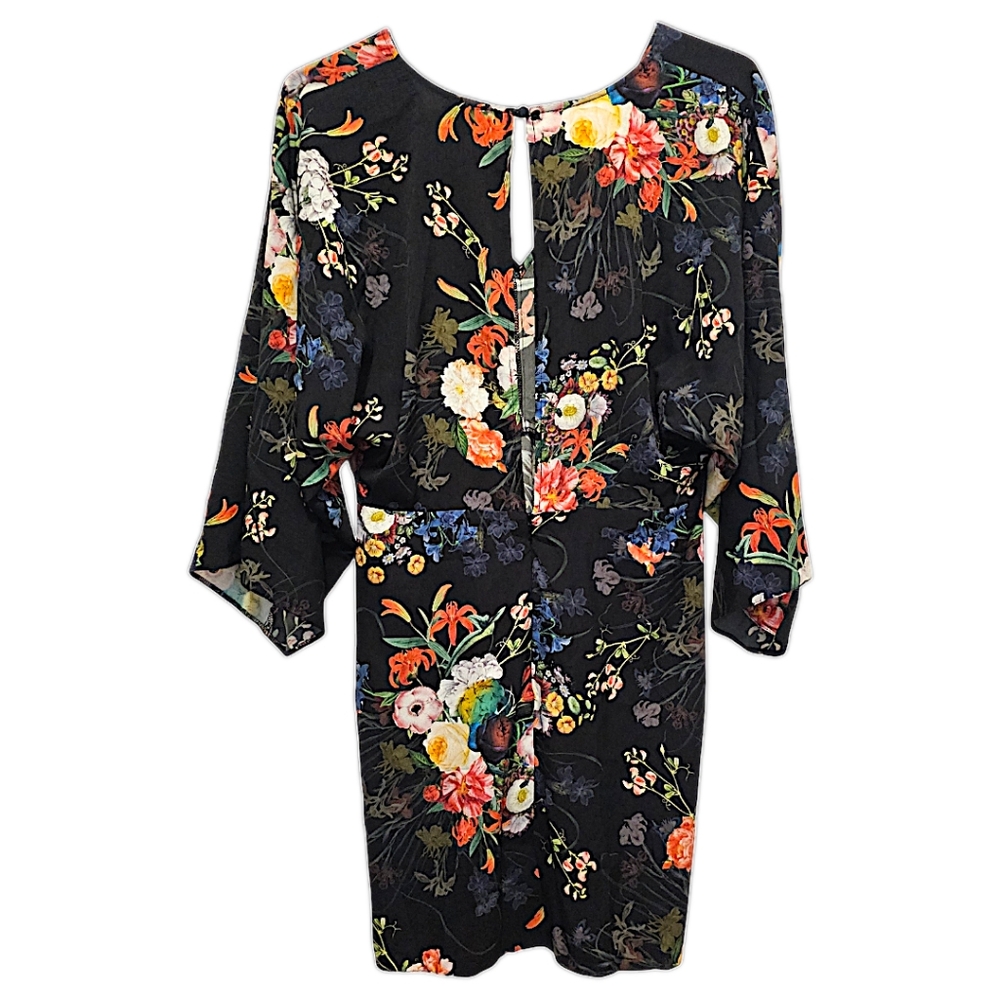 ASOS Floral Print Kimono Dress Sz: 12 - Picture 10 of 16